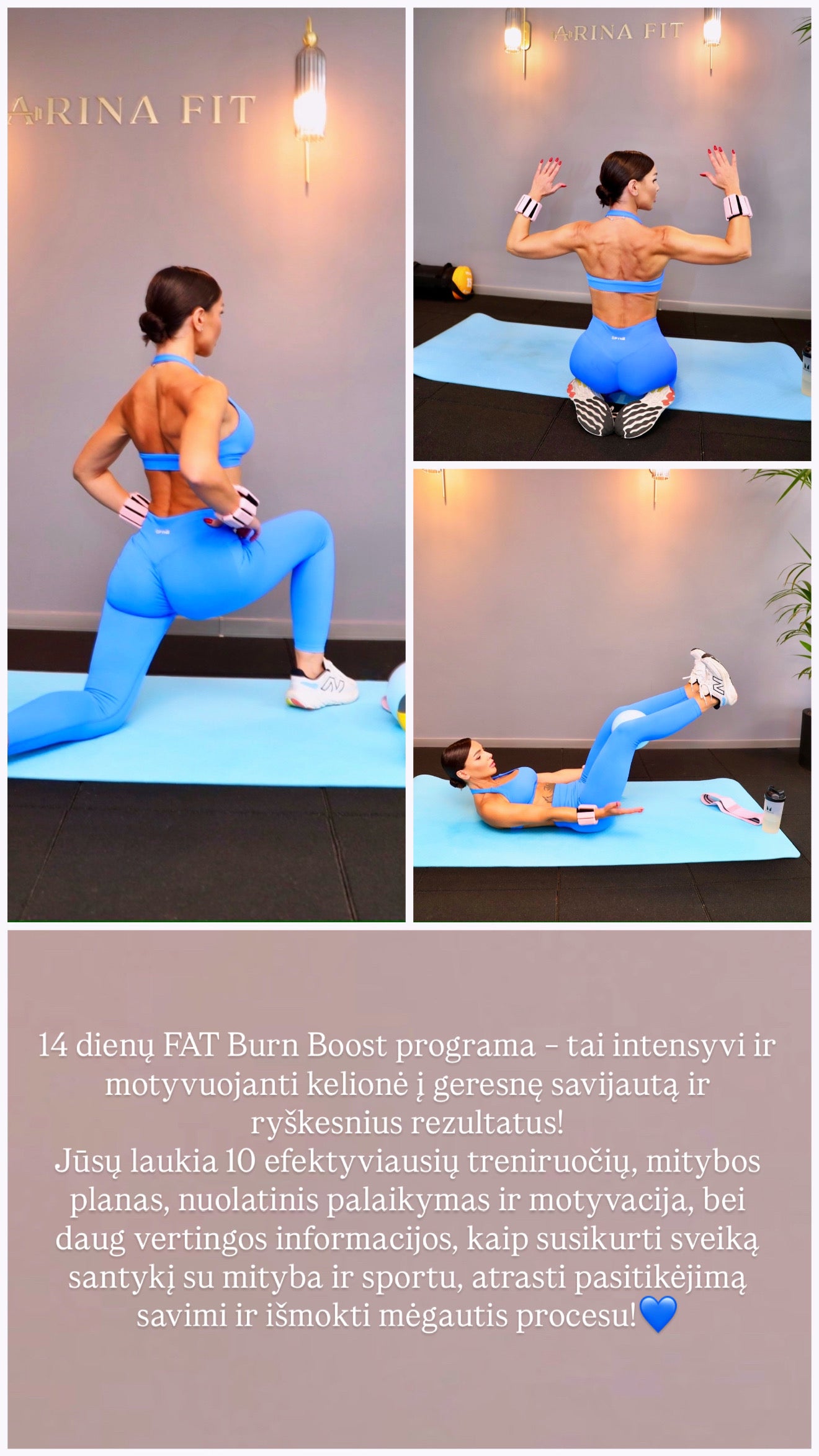 FAT BURN BOOST - 14 DIENŲ PROGRAMA!