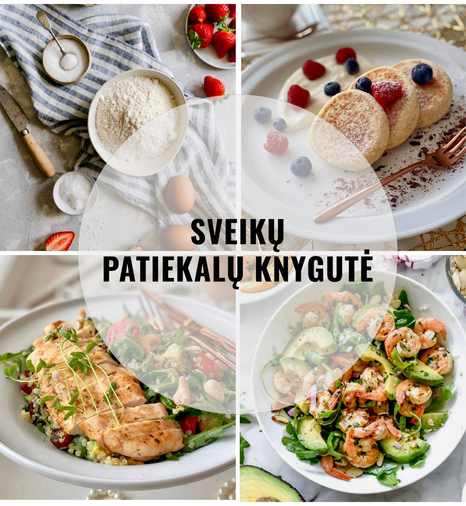 Sveikų patiekalų knygutė
